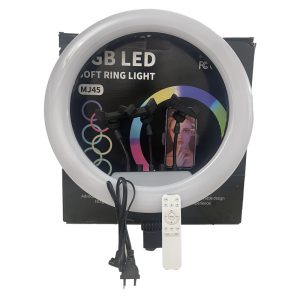 رینگ لایت MJ45 RGB 45CM f به همراه سه پایه